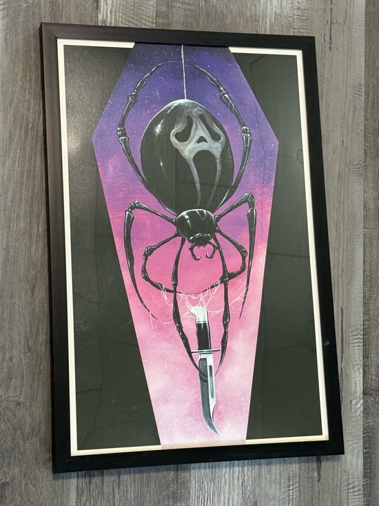 Other - Horror - Scream - Ghostface Spider Coffin Art Print